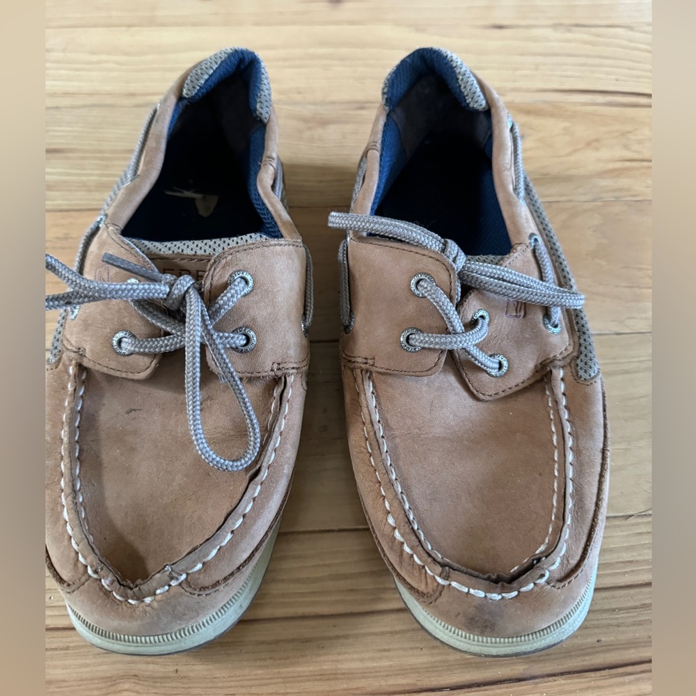 Sperry Leather Boat Shoes Youth